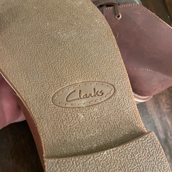 Clarks Leather Chukka Boots chocolate brown - Picture 3 of 4